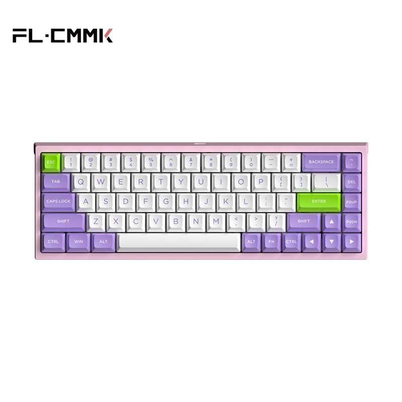 🛍 Механическая клавиатура FL ESPORTS FL680 с тремя режимами, 68 клавиш, RGB, популярная, 2,4G, беспроводная, Bluetooth, проводная, WinMaciPad 7249.67₽ - #Аличекер#