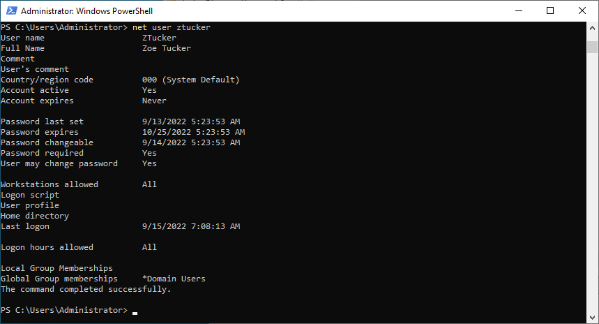 How to use Net User command to Manage User Accounts