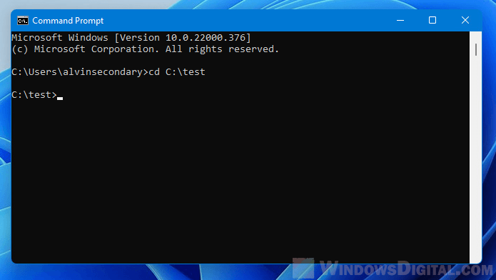 Using cd command in Windows command line, can't navigate to D Using cd command in Windows command line, can't navigate to D